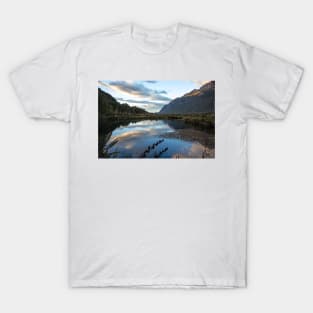 Mirror Lake, South Island, New Zealand T-Shirt